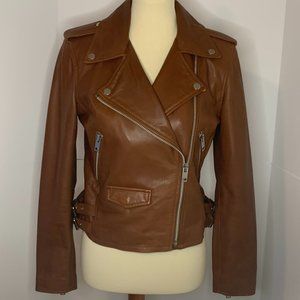 Walter Baker Classic Leather Moto Liz Jacket